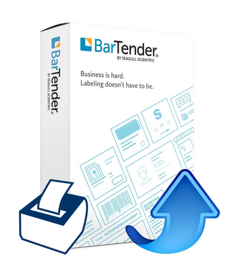 Uppgradera BarTender Starter skrivarlicens till BarTender Professional