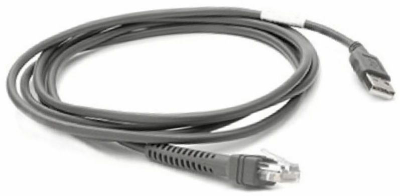 USB-kabel, för Zebra streckkodsläsare, 4,5 meter