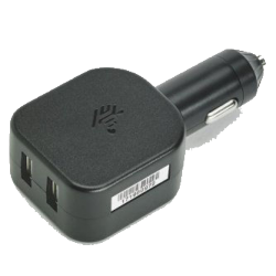 Zebra billaddare, ciggladdare, 5 V, 2,5 A, 2 st USB-portar