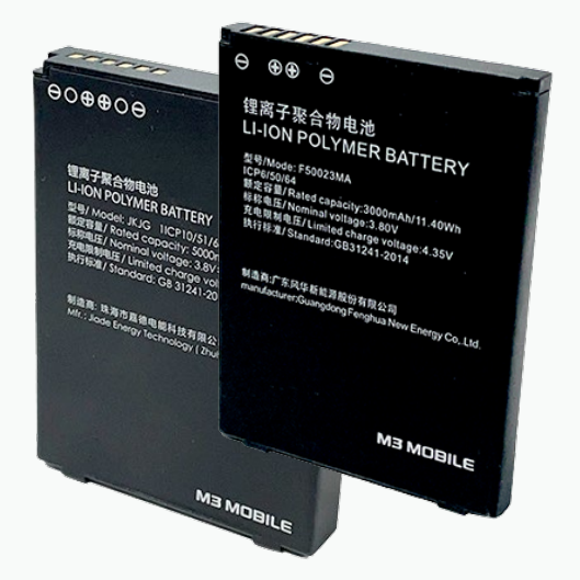 Extrabatteri till handdator, 5000 mAh, M3 Mobile SL20
