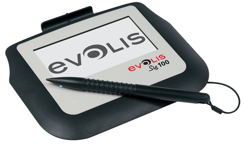 Signaturplatta för digitala underskrifter, Evolis SIG100 Signature Pad