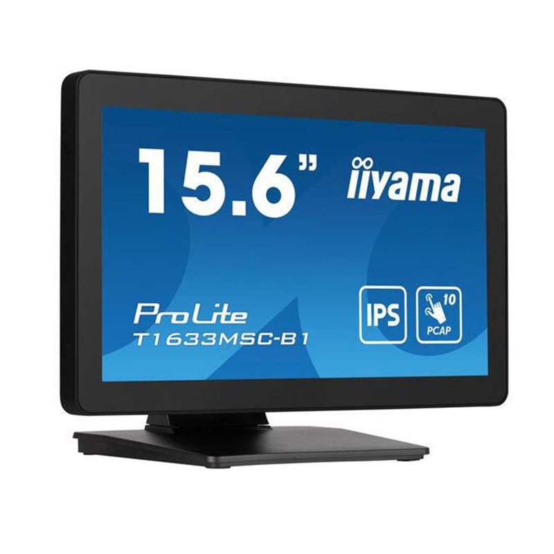Touchskärm, 15,6´ tum, HDMI, DisplayPort, iiyama ProLite T1633MSC