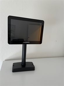 Kunddisplay med justerbar stolpe/fot, 10,1-tum LCD, Partner DP-101