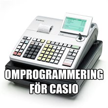 Programmering av Casio kassaregister