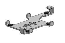 Fästplatta för iPhone 6, 7 & 8, SpacePole MultiGrip