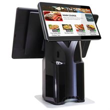 POS-dator, Kassadator, 15,6", SSD (128 GB), 8 GB RAM, 80 mm printer, Poslab 25