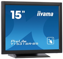 Touchskärm, 15 tum, VGA, HDMI, DisplayPort, TFT, iiyama ProLite T1531SR