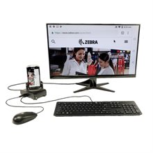 Dockningsstation, Workstation, för handdator, 1 plats, med HDMI, ethernet, USB, Zebra TC51 & TC56